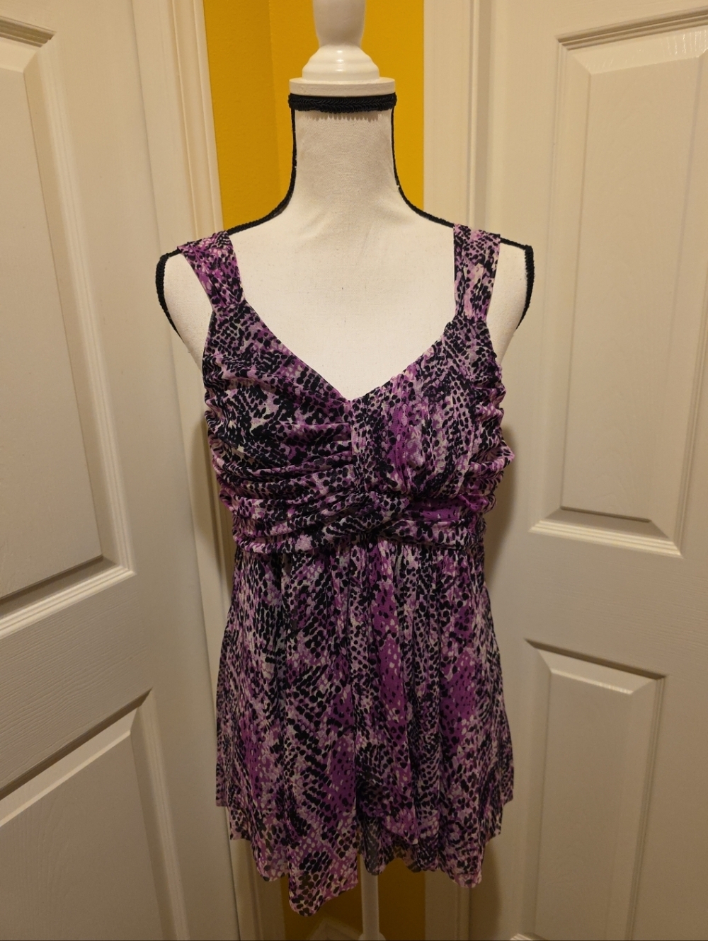INC PURPLE TANK TOP, SIZE L